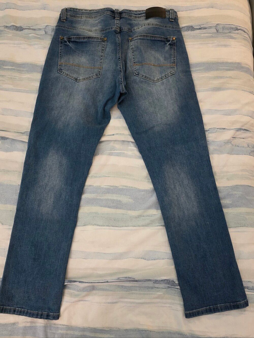 Steve's Jeans Men's Slim Fit Stretch Jeans – Size 34x30